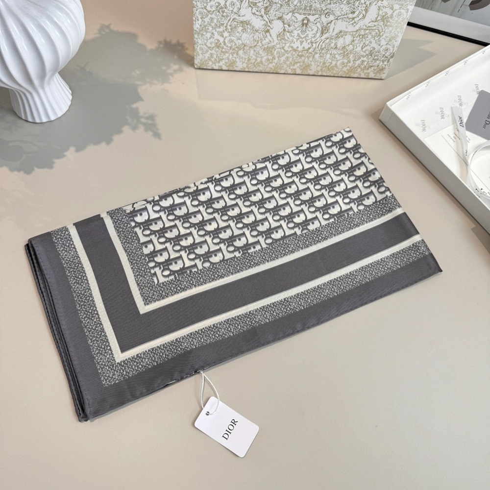 Dior Silk Square Scarf - Picture 2 of 8